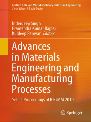 cover image of Advances in Materials Engineering and Manufacturing Processes